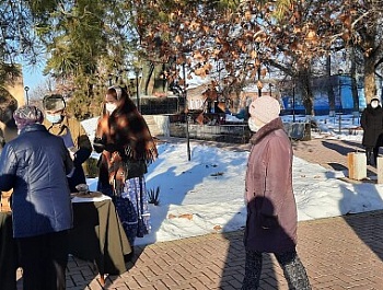 Акция памяти «Блокадный хлеб» в селе Кулешовка